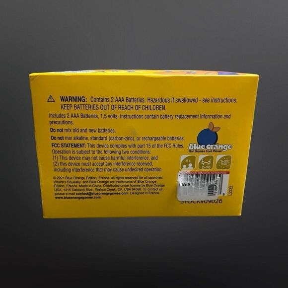 NIB Where’s Squeaky Fun Interactive Preschool and Children Hide-and-Seek Game - Picture 3 of 4